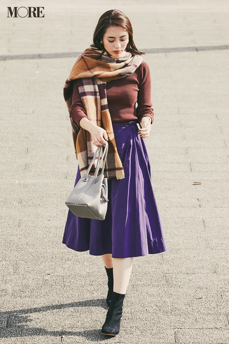 トラッド風に遊び心を取り入れた大人可愛い 冬のチェック柄 コーディネート ファッション ファッション コーディネート 代 More