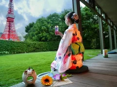 東京タワー×浴衣×縁側！ 「スズムシ カフェ」で日本の夏とエモい気分に浸る♪