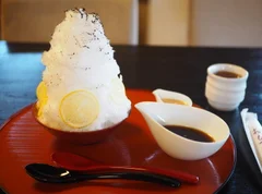 【京都かき氷】お上品過ぎる。老舗「ぎおん徳や」のお番茶のかき氷
