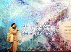 「OCEAN BY NAKED 光の深海展」デジタルアートで手軽に癒しと映え♡