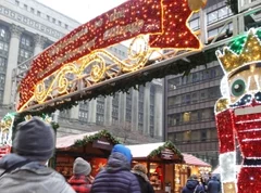 【アメリカ・シカゴ】ダウンタウンで行われているクリスマスマーケットにいってきた★【Christkindlmarket】