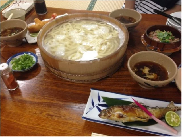 徳島の郷土料理 大自然に囲まれながら食べる たらいうどん おすすめです Moreインフルエンサーズブログ More