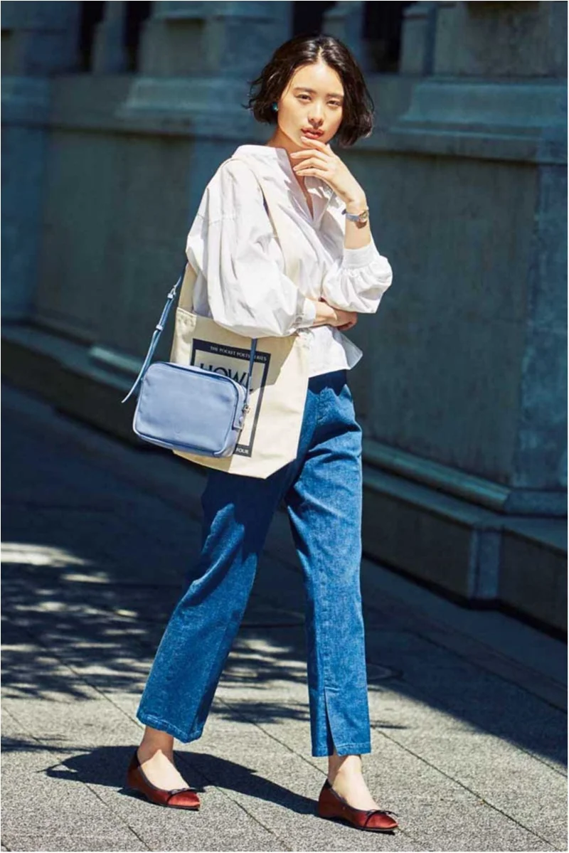 今日のコーデ 荷物が多い日はスマートなバッグ2個持ちスタイルがいい感じ ファッション コーディネート 代 More