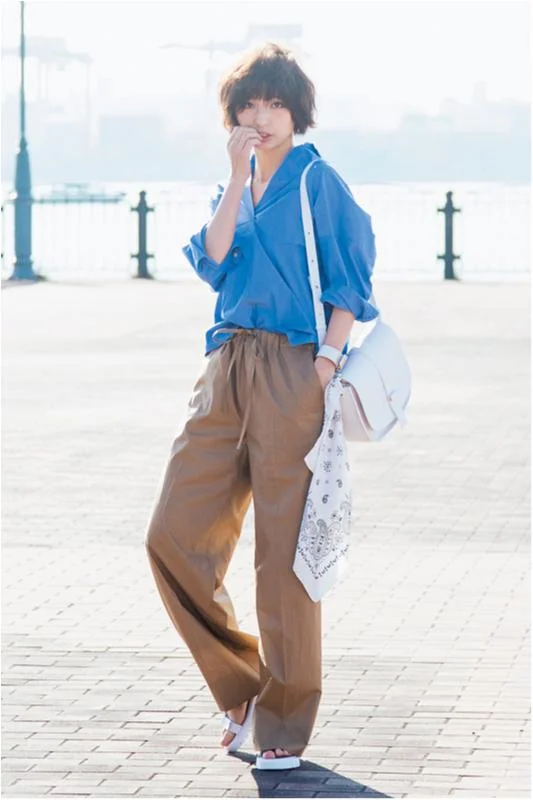 2月に買って4月までずっと着る 篠田麻里子のパンツ着まわし ３ ファッション コーディネート 代 More