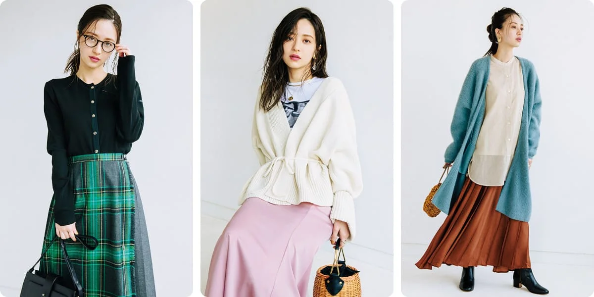 カーディガンコーデ 春 特集 おしゃれにカーデを着こなすための最旬レディースファッションまとめ ファッション コーディネート 代 More