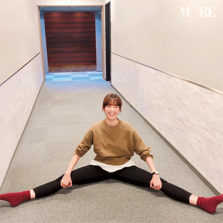 佐藤栞里は 実は身体が柔らかい モデルのオフショット 特技編 モアモデルズ Daily More