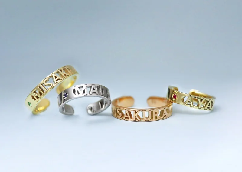 4 でオリジナルアクセが作れる 誕生石や名前入りイヤーカフをオーダーメイド ファッション コーディネート 代 Daily More