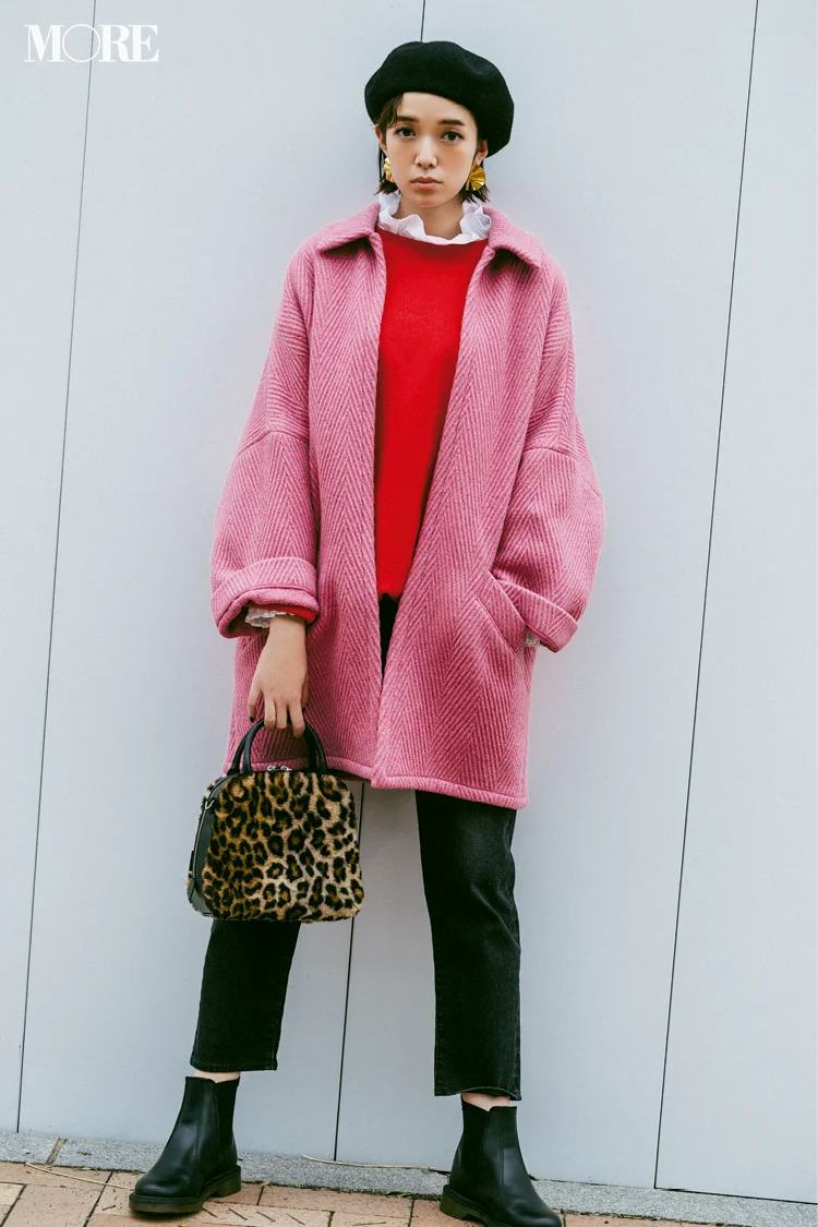 今日のコーデ 女子会でホメられること請け合い ピンクと赤をワントーン感覚で着る新しさ ファッション コーディネート 代 Daily More