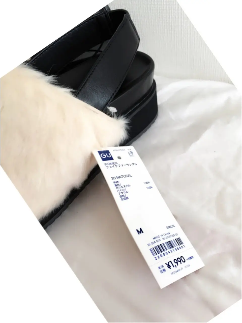 ♡完売大人気【GUファーサンダル1990円】オシャレに秋を先取りしちゃおう♡モアハピ◡̈のぞみ♡_4