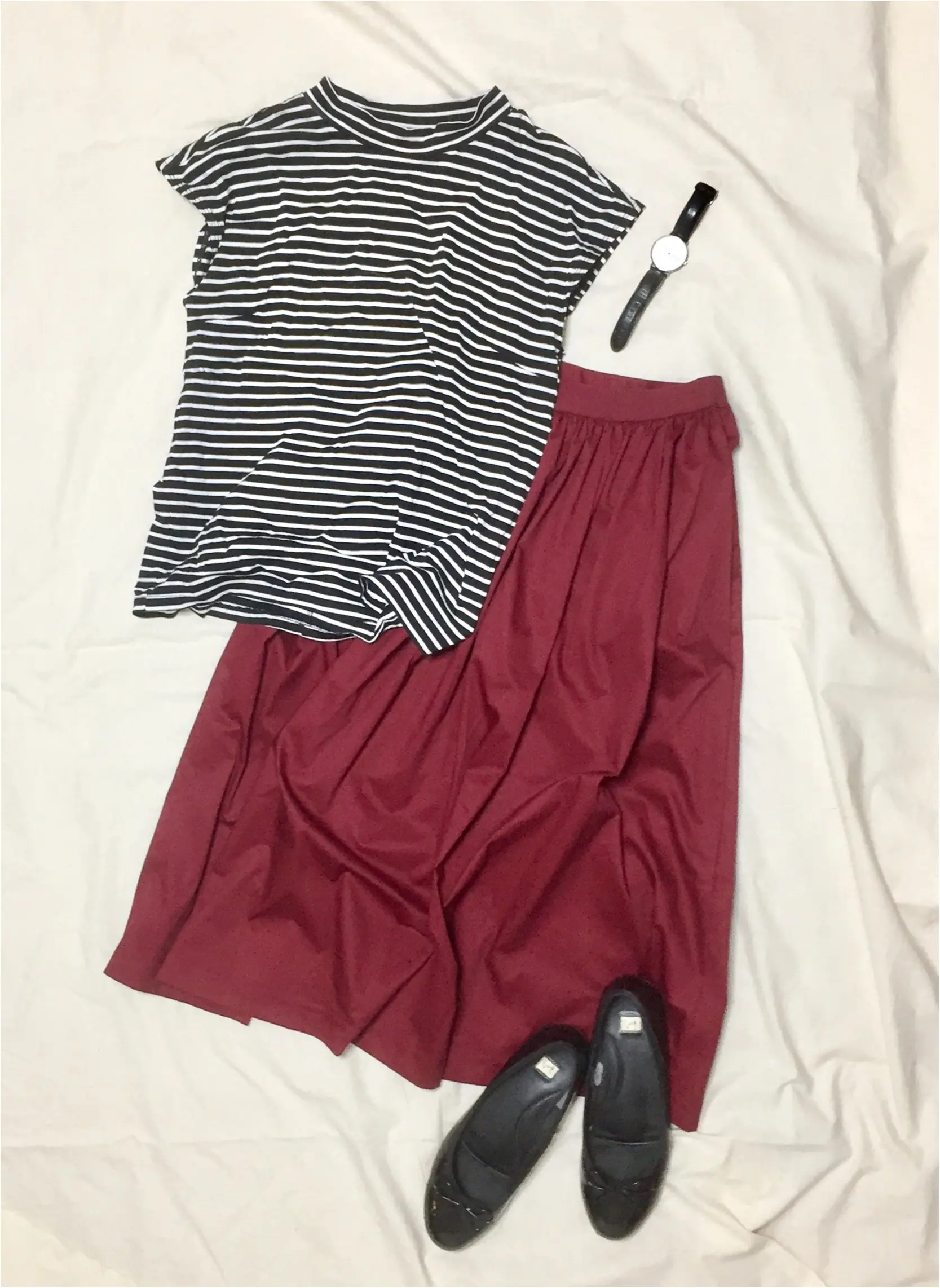 【この夏→秋もUNIQLOが熱い】シンプルなのに可愛い☆ボリュームスカート_3