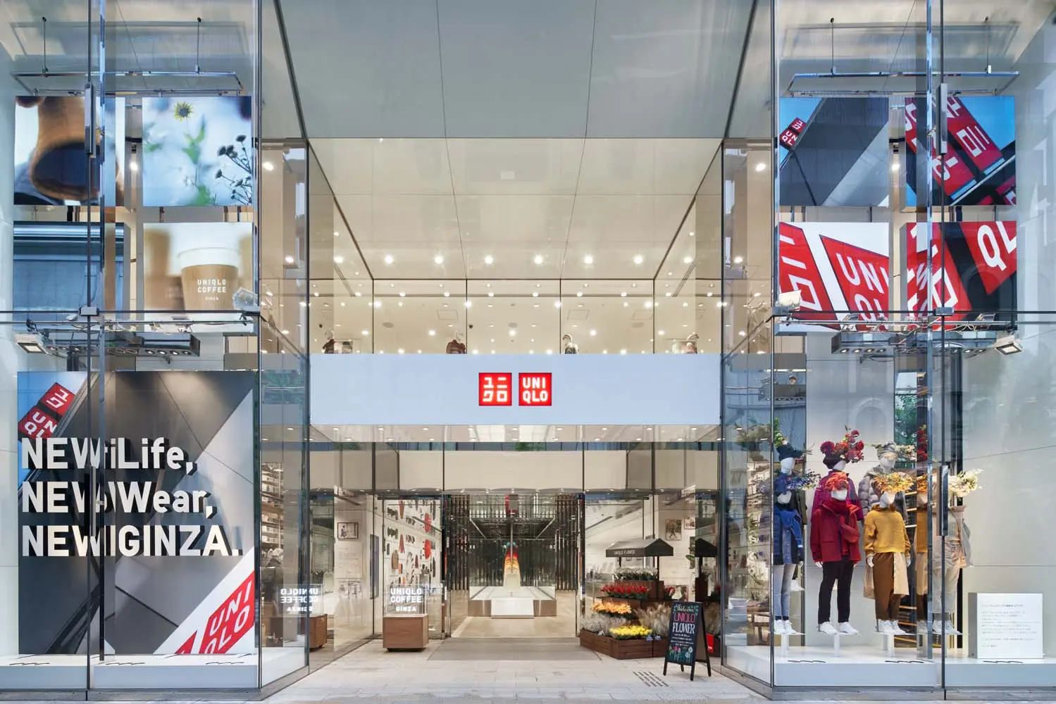リニューアルしたユニクロ銀座店