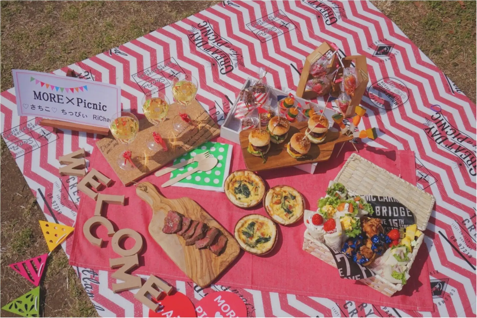 《MORE6月号掲載‼︎》話題沸騰‼︎お外でぽかぽか♪インスタ映えするお洒落で可愛い『おしゃピク』が巷で大流行♡_9