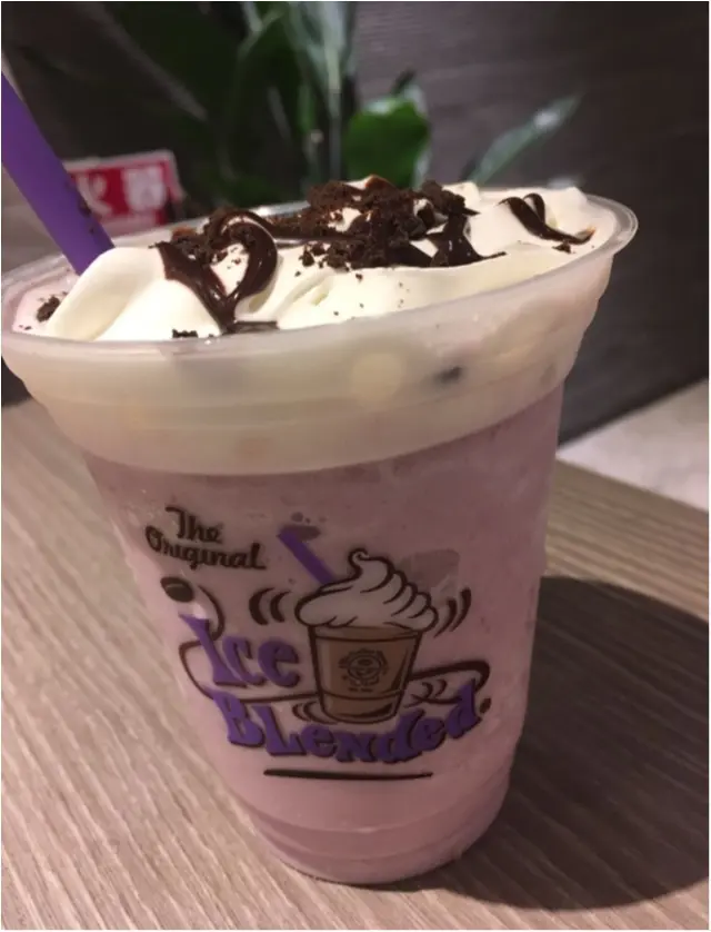 あの味が帰ってきた〜!!昨年の人気No.1のドリンクが復活!一度は飲みたいムラサキイモアイスブレンディッド♡_7