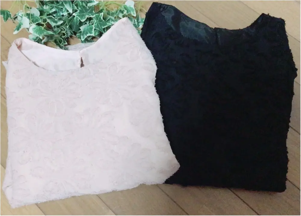 【GU】春の新作ブラウス❤︎春ファッションに“ジャカードブラウス”は欠かせない!「花柄+シースルー」の《神ブラウス》がほんとに神だった。_3