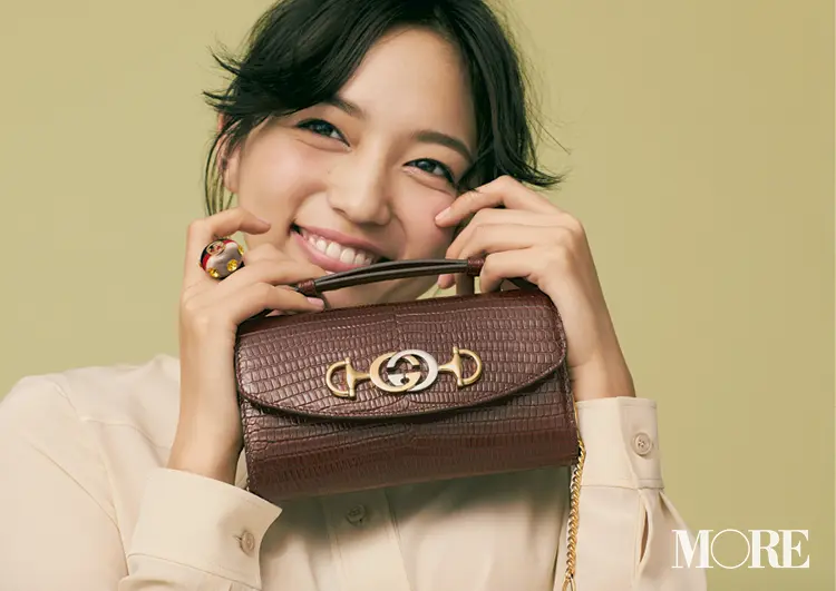 川口春奈 meets『GUCCI』♡ 可愛いも大人も似合う、私たちのバッグ選び 記事Photo Gallery_1_4