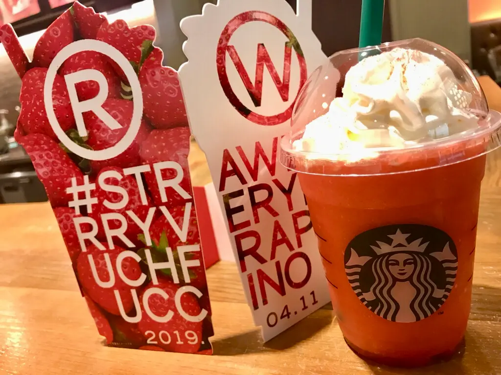 【スタバ新作】苺苺苺いちごづくし!あの《#ストロベリーベリーマッチフラペチーノ》がふたごになって復活♡_2