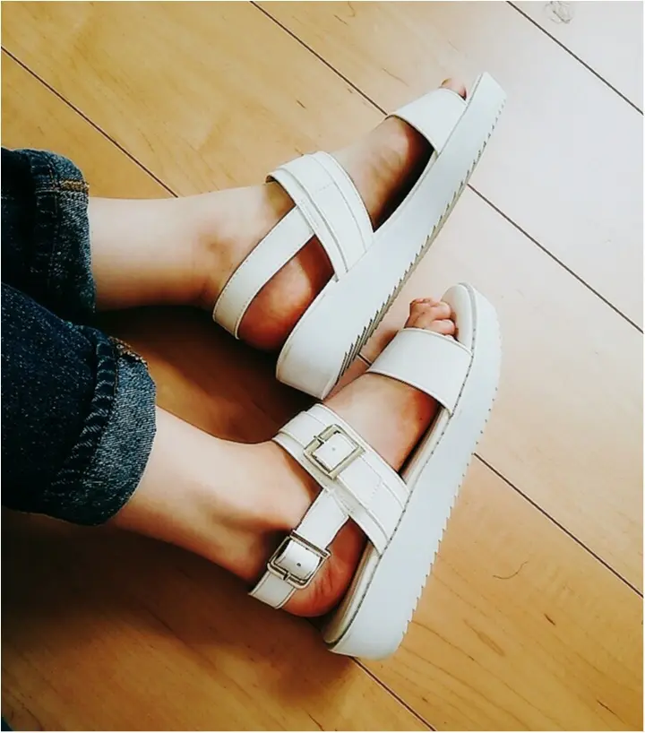 スポサンの次はコレ!【シャークソールサンダル】GUでこの夏必須のサンダルをゲット♪(443 まゆ_3