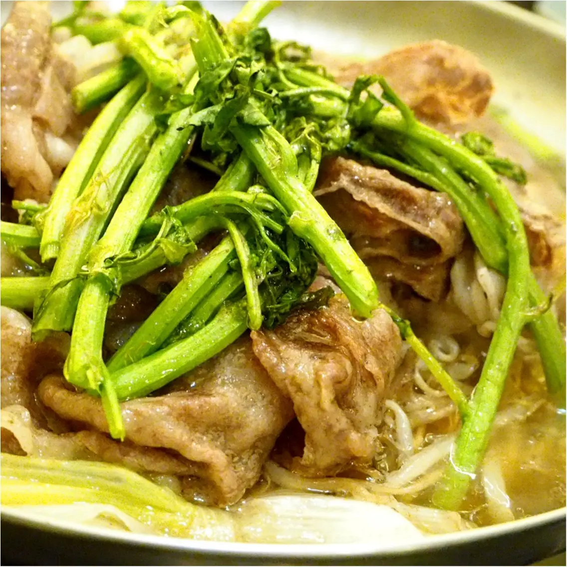 暑い夏こそ食べなきゃ♡塩すき鍋は特製の氷ダレをのせてさっぱりとした味わい_9