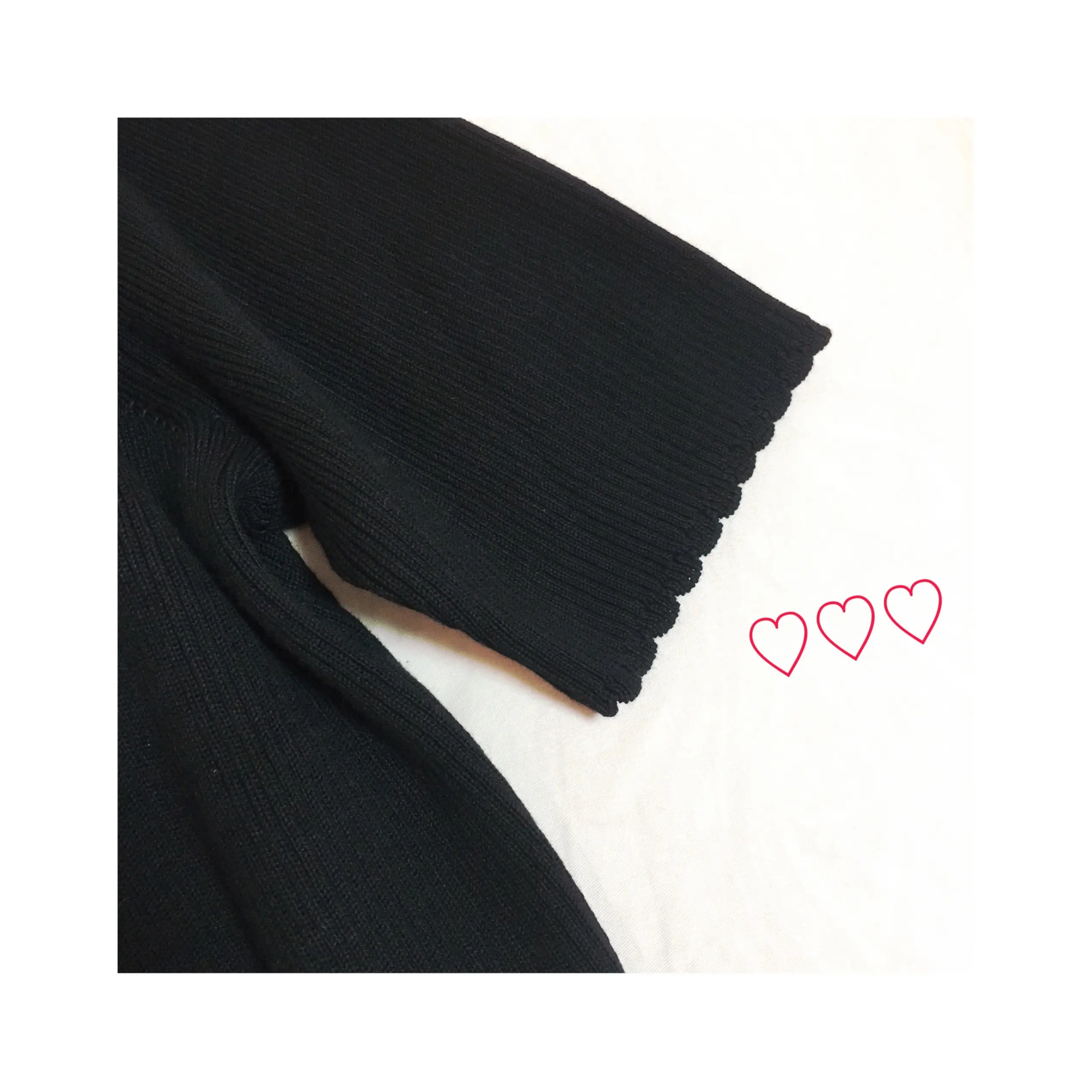 《今買って春夏ずーっと使える!》思わずイロチ買い★【UNIQLO】のUVカットリブクルーネックセーター¥1,990は今季マストハブです❤️_3