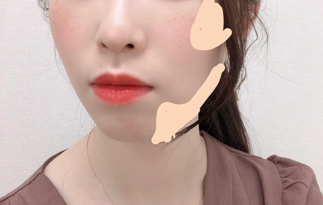 顔半分