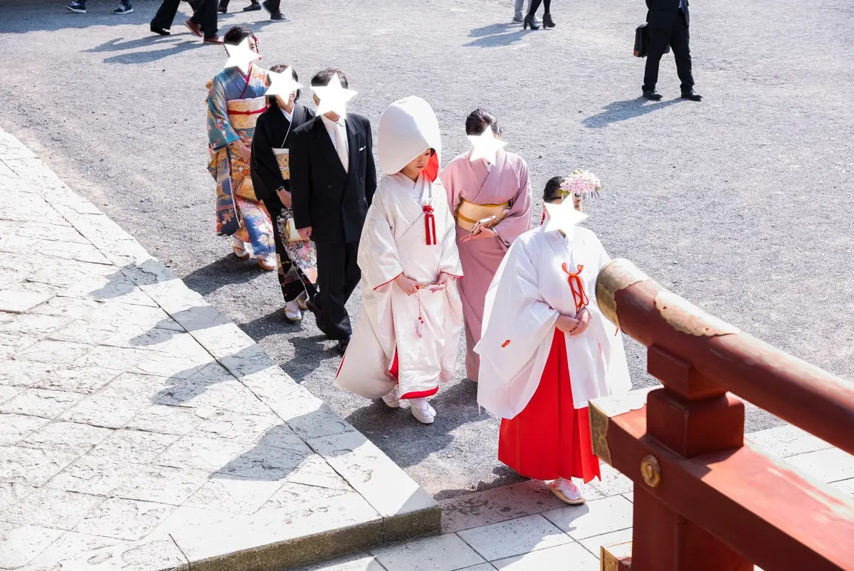 【本格和婚①】【神前式】徳川家ゆかりの神社で式を挙げました*。_4
