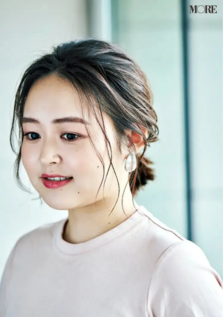 美容関係で働く遠藤梨奈さんの髪型