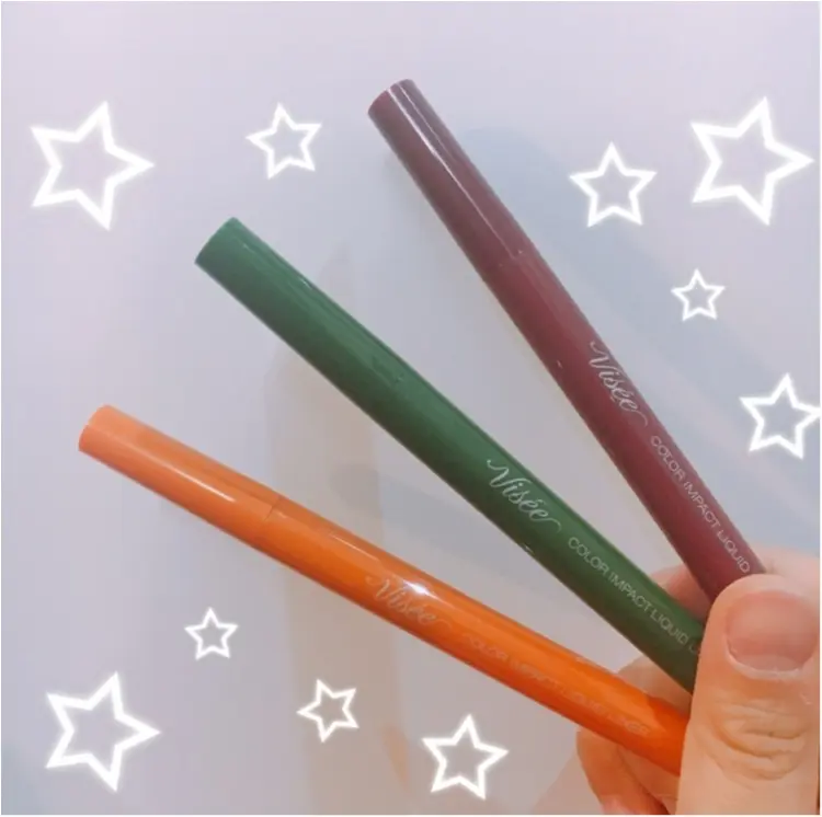 【夏メイク❤︎Visée】この夏こそカラーメイクを自分のものに!ビタミンカラーの新作アイライナー『カラーインパクト リキッドライナー』は、速攻迷わずイロチ買い♡♡_1