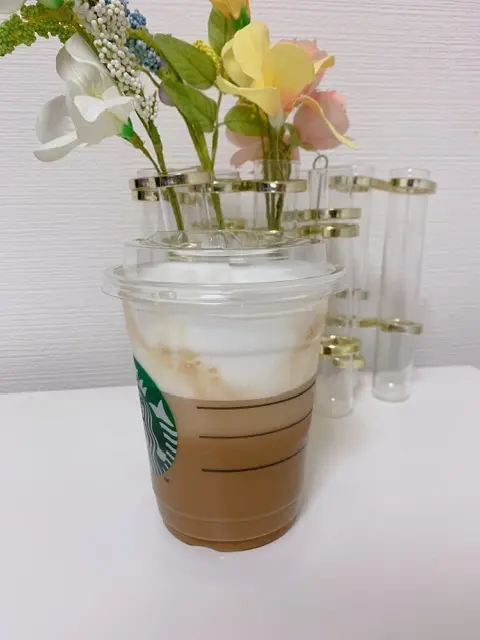 ◆4月8日までの期間限定◆スタバ新作♡アイス ムース カラメル ラテでおうちカフェ_2