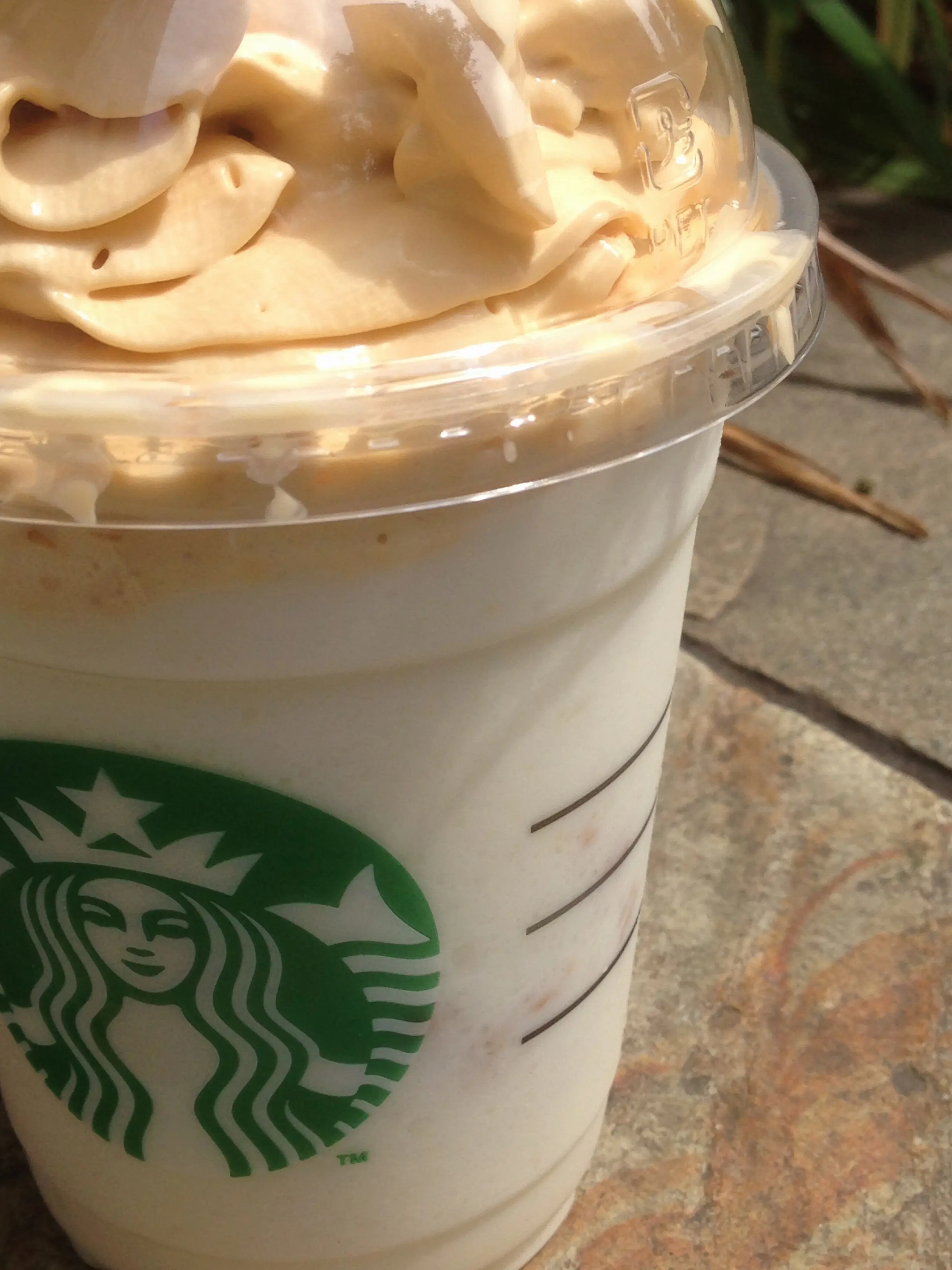 グラハムビスケット入り✨ザクザク食感が楽しめるBaked Cheesacake Frappucino( ´艸`)_3