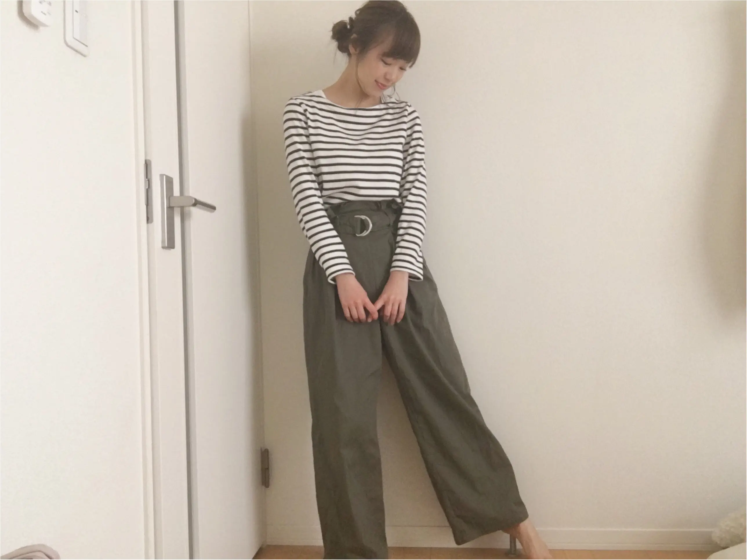 ★【GU】で購入すべきは「ベルト付きハイウエストワイドパンツ」お値段以上に大活躍な予感!_3