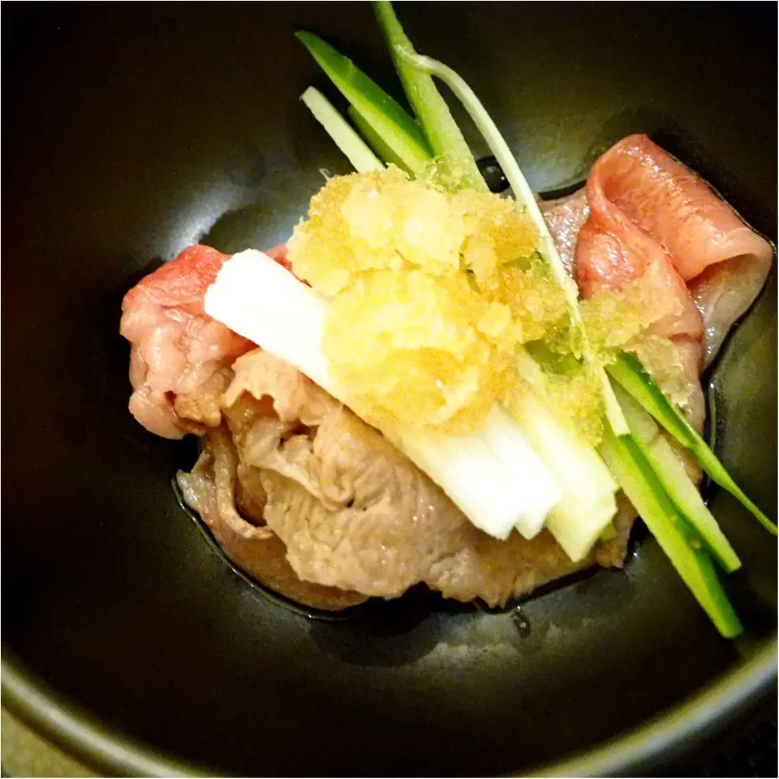 暑い夏こそ食べなきゃ♡塩すき鍋は特製の氷ダレをのせてさっぱりとした味わい_7