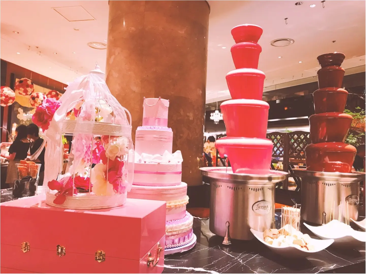 【最高にフォトジェニック!】モアハピ部10期で可愛すぎるスイーツビュッフェ♡♡_8