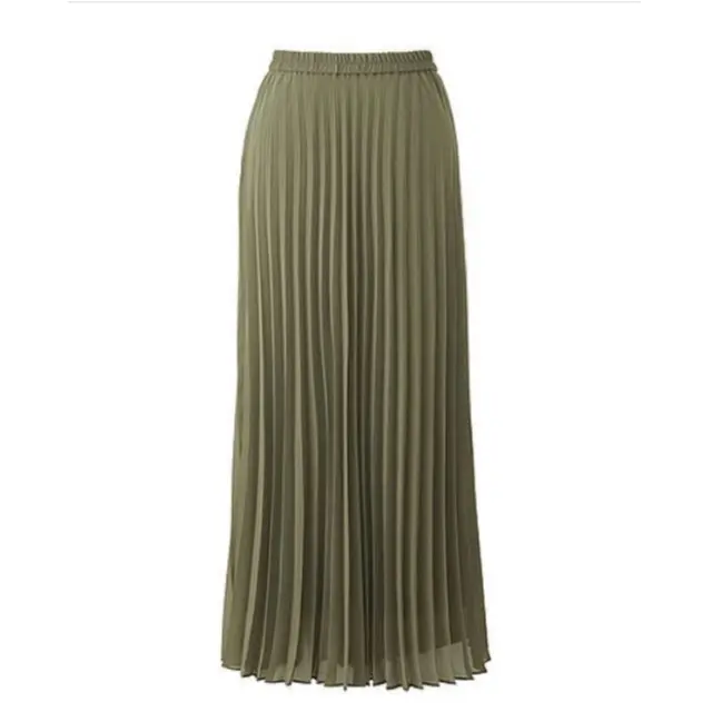 【UNIQLO】美脚になれる!シフォンプリーツスカート(¥1,990)でプチプラコーデ♡UNIQLOのお得情報をリアルタイムにGETする方法も♩≪samenyan≫_2