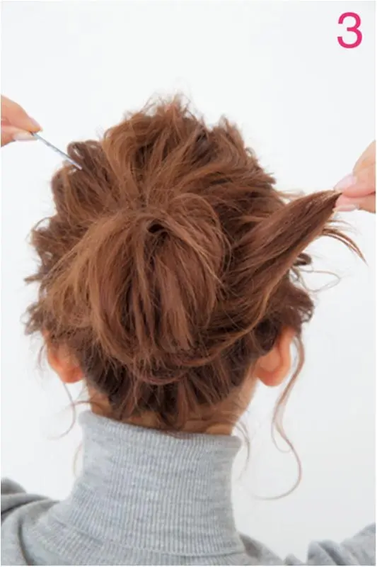 【RUMIさん直伝!週末モテ♡ヘアアレンジ】アウトドアデート向きおだんご_6