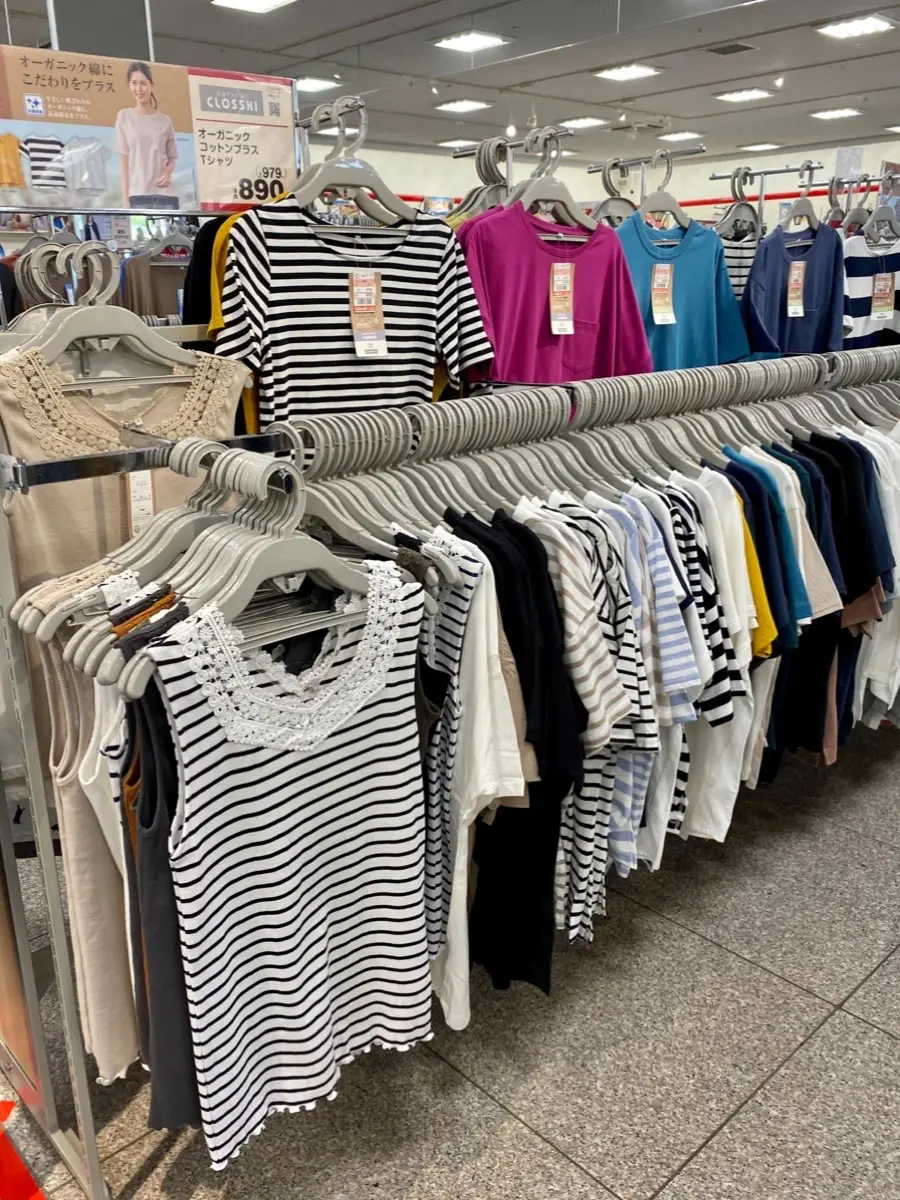 しまむらのオーガニックコットンTシャツのバリエーション