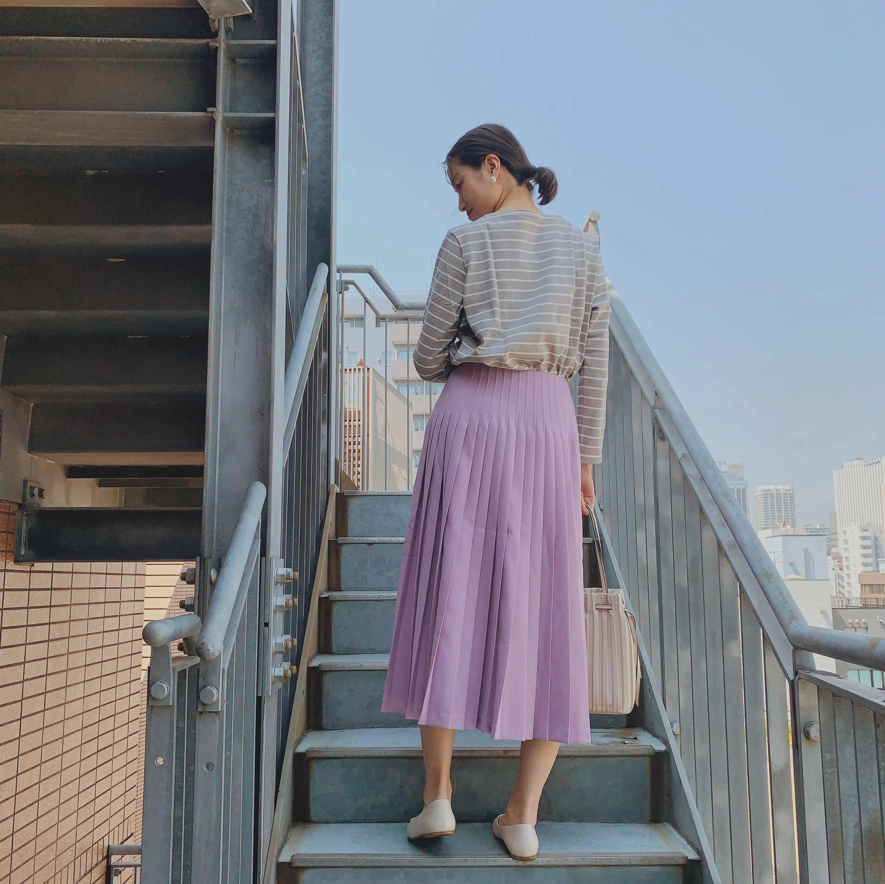 《ボーダー買うなら○○カラーがおすすめ❤️》【UNIQLO】の¥1,500トップスが高見えで可愛すぎる☻!_4