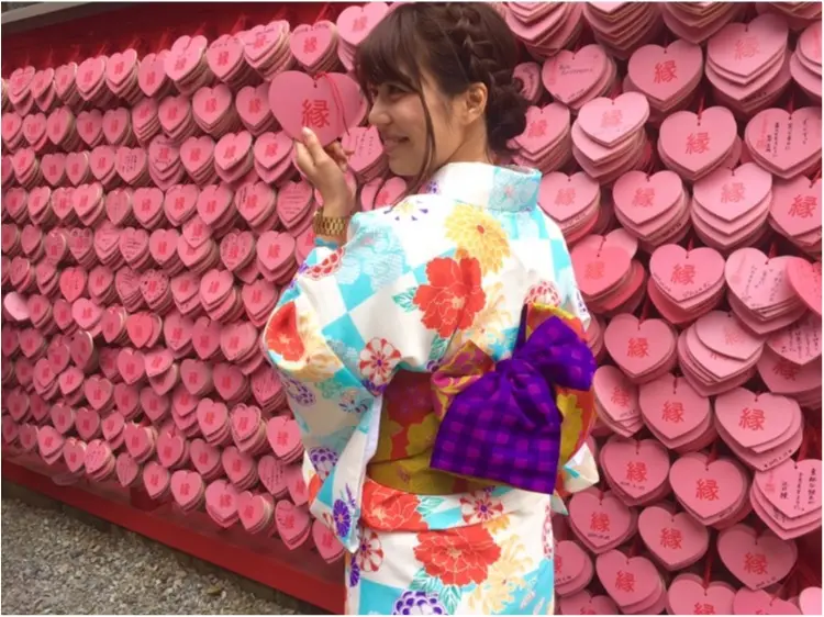 【TRIP】愛知県犬山市♡! #ハートの絵馬 が可愛いすぎ♡縁結び、恋愛成就の三光稲荷神社⋈_4