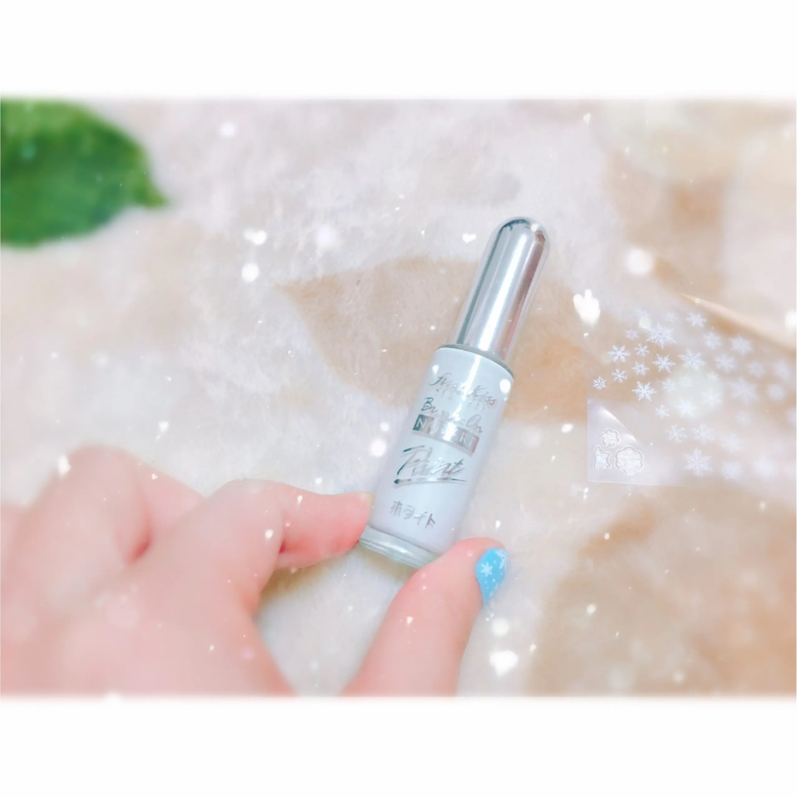 ▷ニットから見える【snow nail❄︎】_4