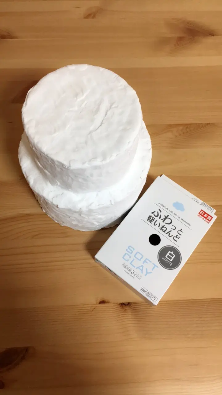 バースデーやウエディングに♡食べられないケーキ【クレイケーキ】を作りました_4