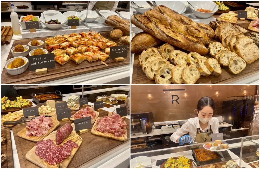 「スターバックス リザーブ ストア　銀座マロニエ通り」の新メニュー「アペリチェーナ」フードケース詳細