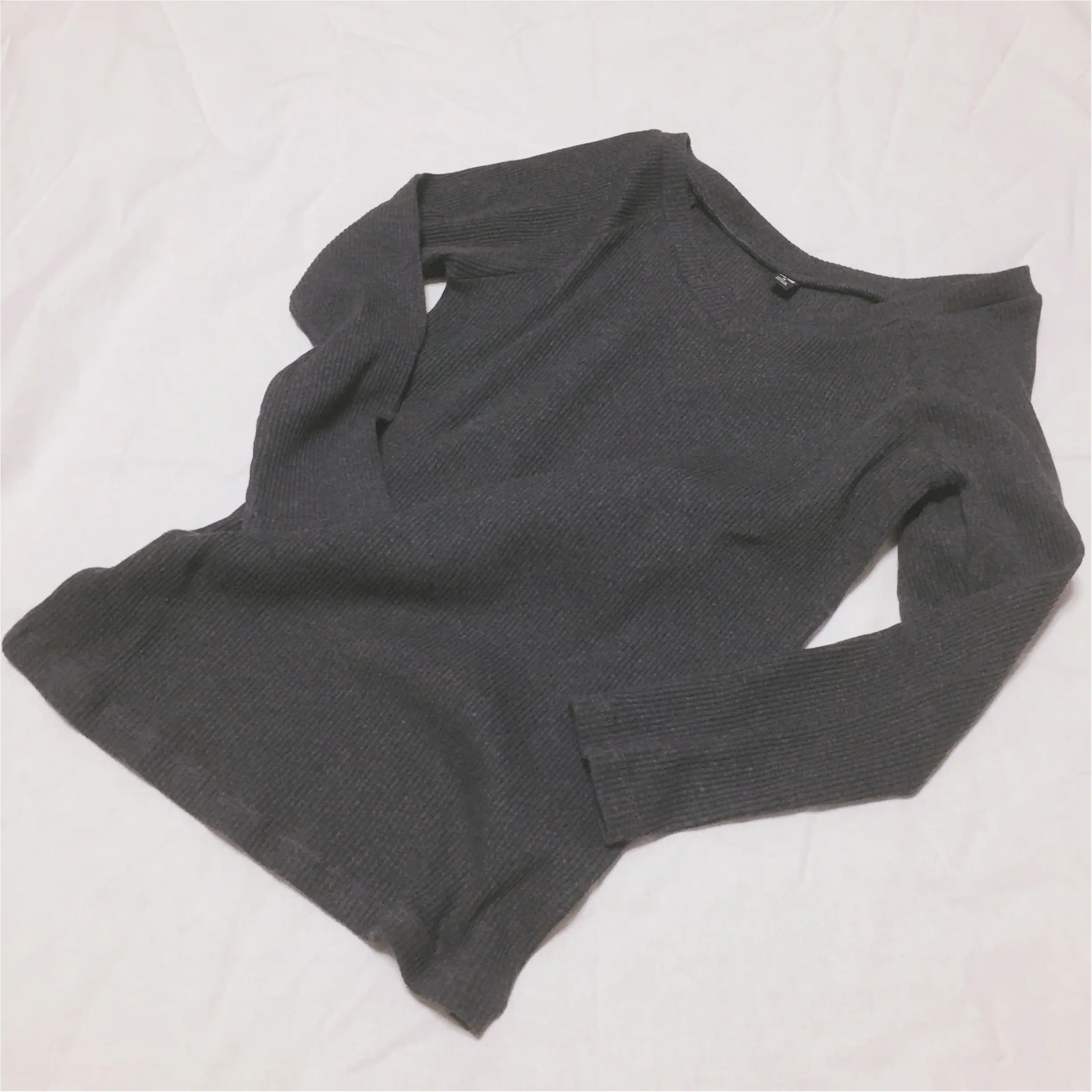 【UNIQLO】着るだけで女子度UP♡優秀リブバレエネックT_1