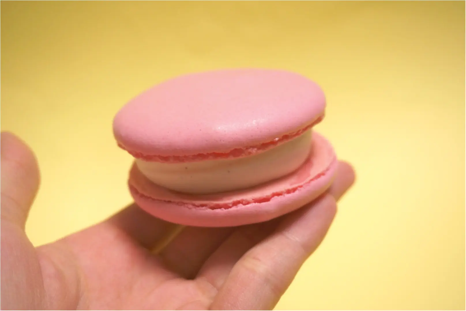 《冬の贅沢アイス❤︎》大注目のセブンイレブンの数量限定【フランボワーズ マカロンアイスクリーム】を食べてみた(*´꒳`*)_3