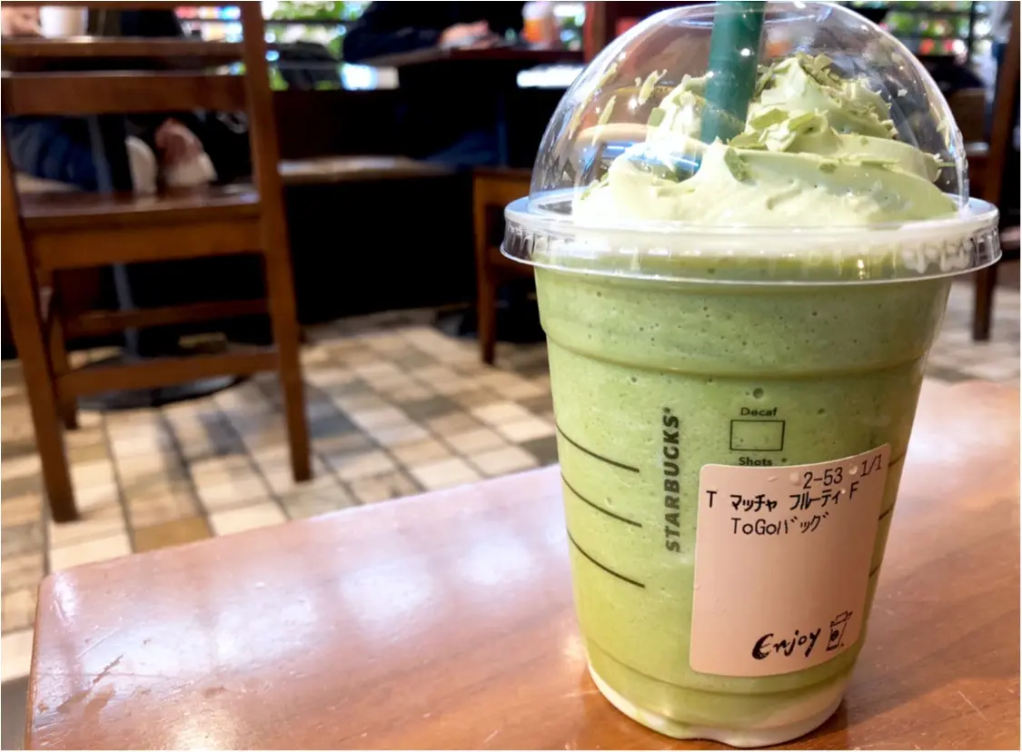 【スタバ】今日から発売の《抹茶フュージョン》!抹茶なのにマスカットの味?な、新作フラペチーノが絶品❤️_4