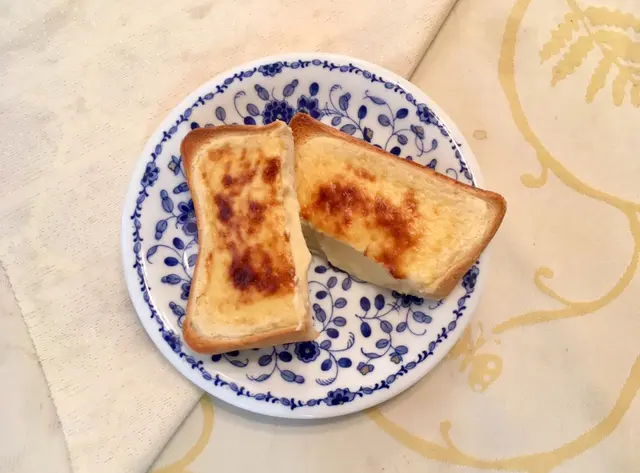 時短!簡単♡家事ヤロウでバズったバスクチーズケーキトースト!_13