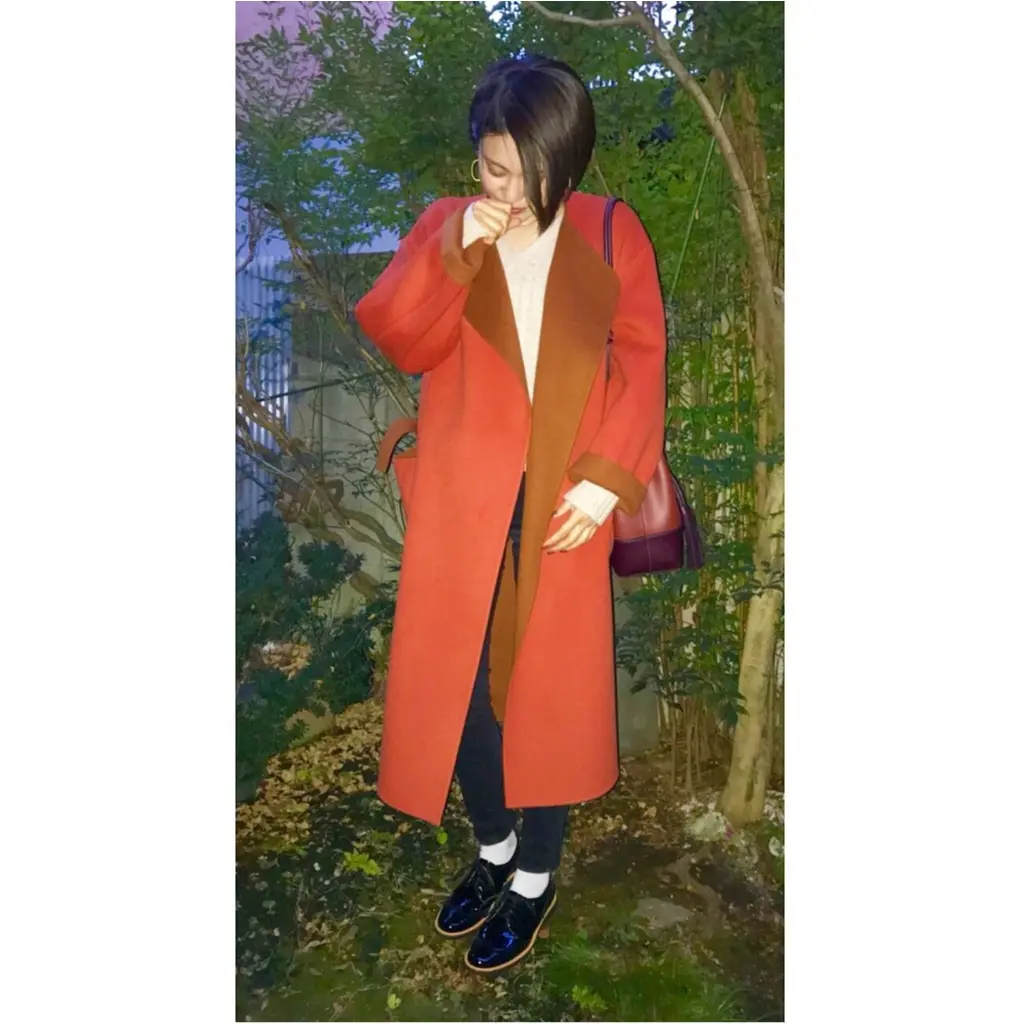 Coordinate...褒められ率100%⁈なリバーシブルガウンコート♡_1