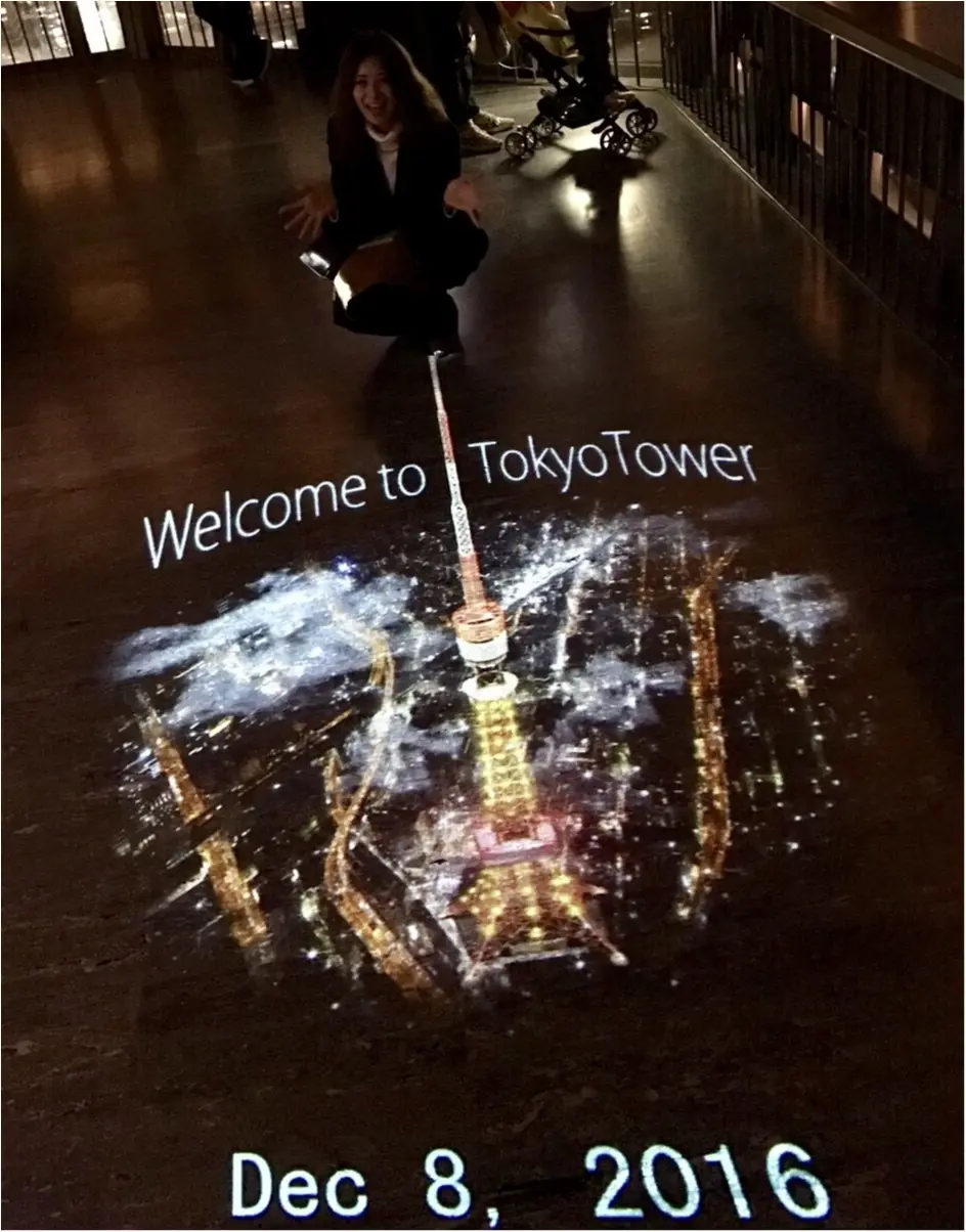 東京散歩~東京タワーのプロジェクションマッピング_5
