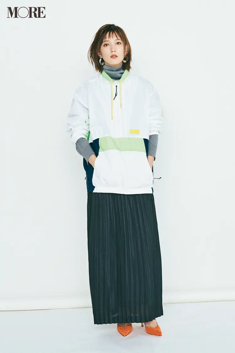 春アウターコーデ | 2019年春 | 定番のトレンチコートやGジャンから、今年こそ手に入れたいマウンテンパーカも!_14