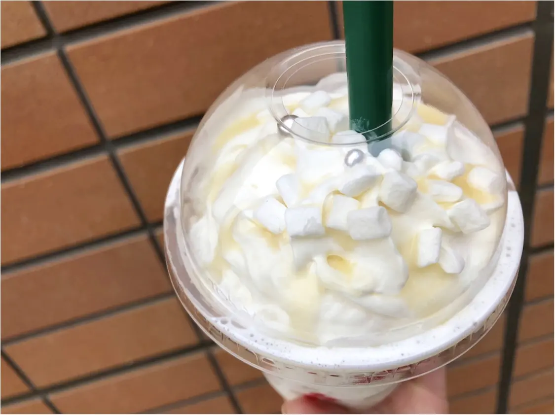 【スタバ】11/22スタート!《ホワイトチョコレートスノーフラペチーノ》ってどんな味?_2