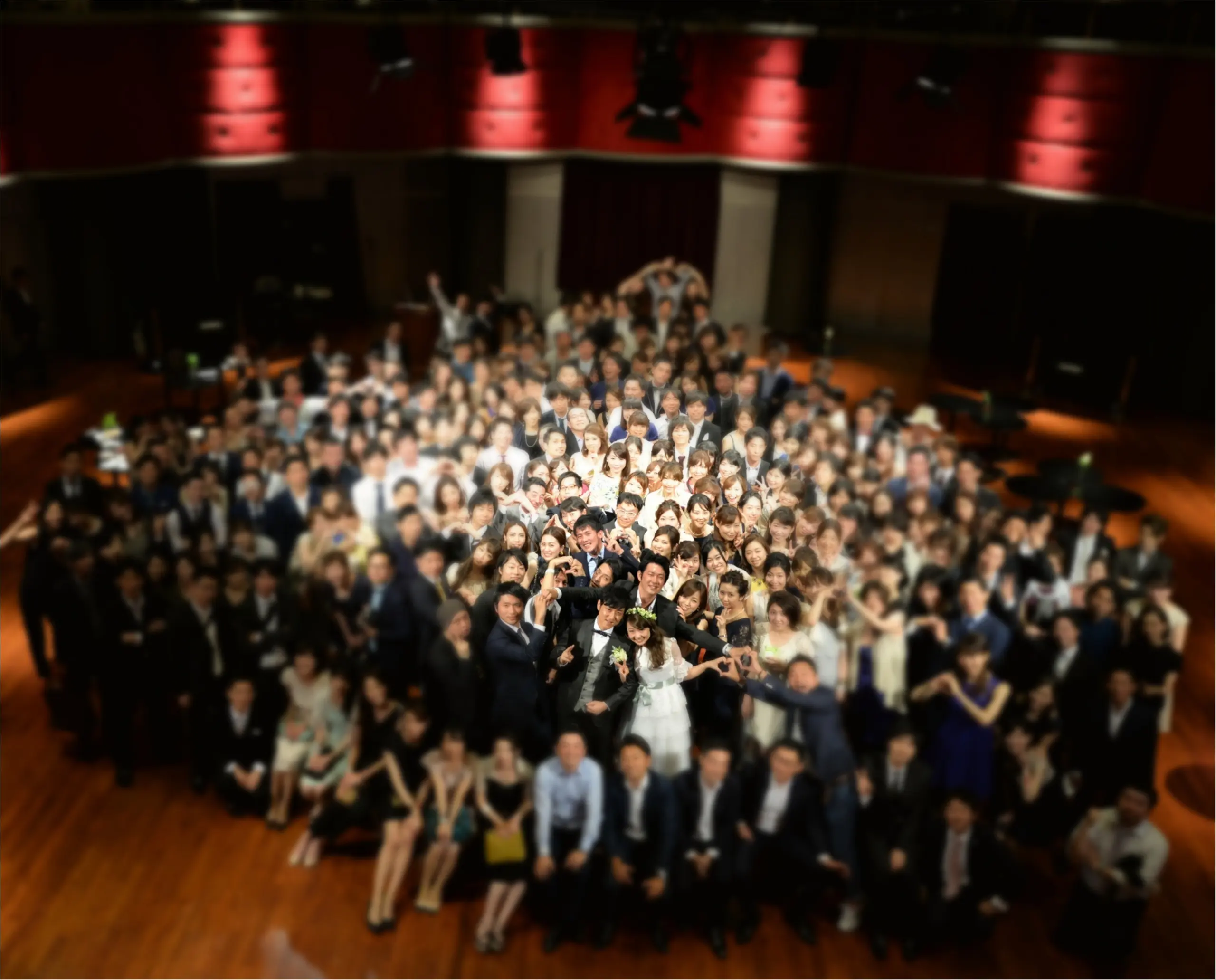―後半―【総勢281名!モアハピ部も参加してくれました】花道のある会場でみんなと共に思い出に残るステージに#さち婚_11