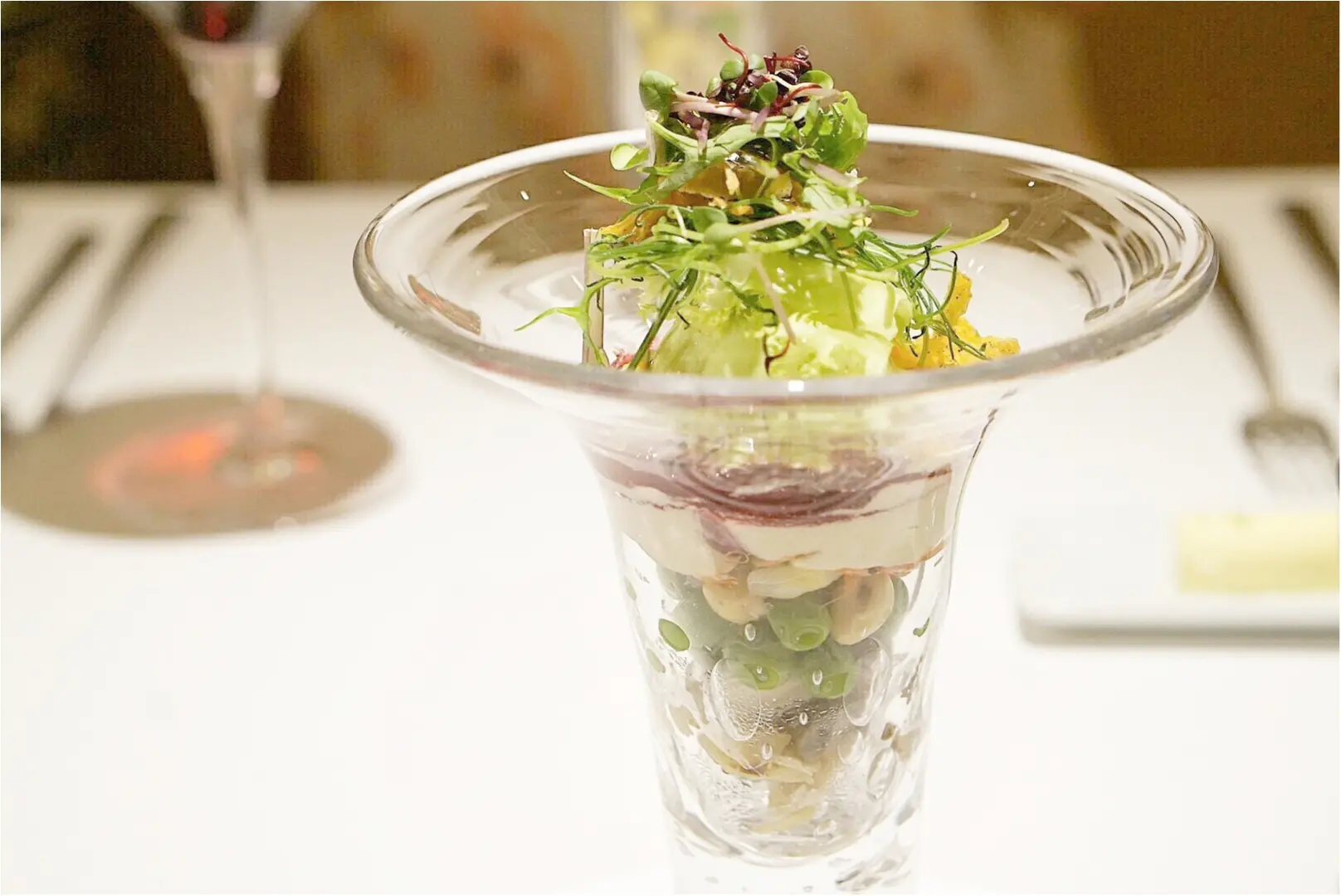 大人気の野菜パフェ&話題の演出デザートも!あのモダンフレンチでお祝いランチをしてきました♡_3
